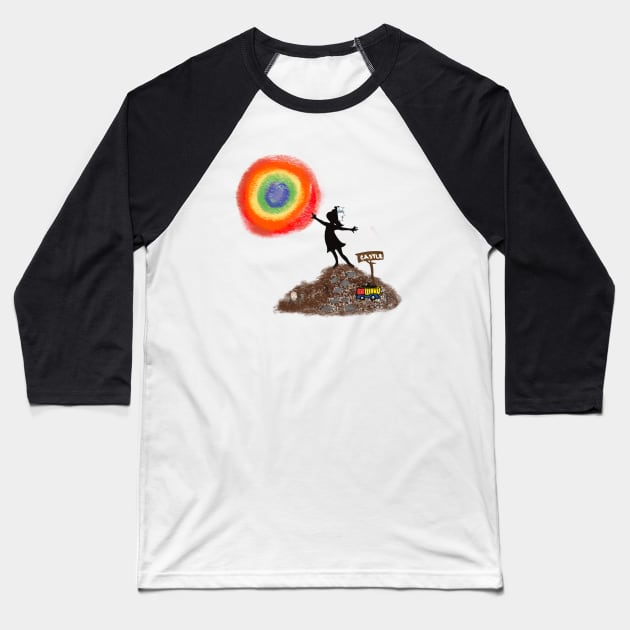 Be whatever you feel Baseball T-Shirt by SuzieSkull